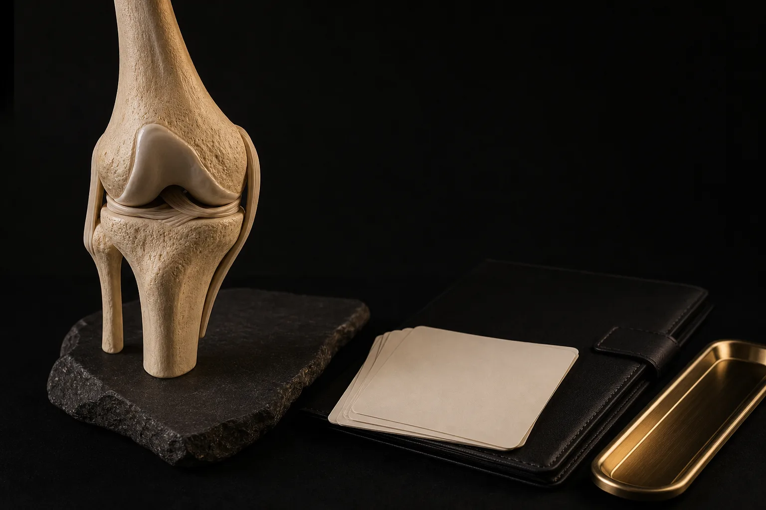 Dark bronze regenerative medicine treatment setting